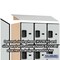 Salsbury Industries 4 Tier Designer Locker, 54"Wx76"Hx24"D, 12 Door, Gray 18-24364GRY - alternate 6